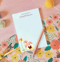 Three Pansies Note Pad