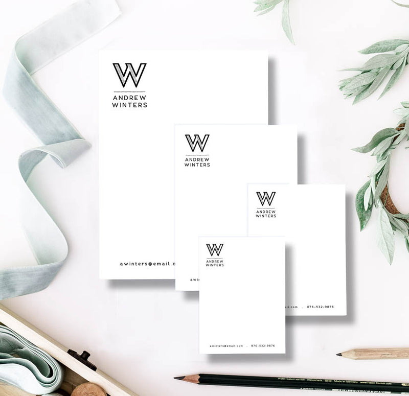 Monogrammed Note Pads