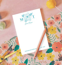 Birth Flower Notepad | Personalized Birth Month Floral Gift