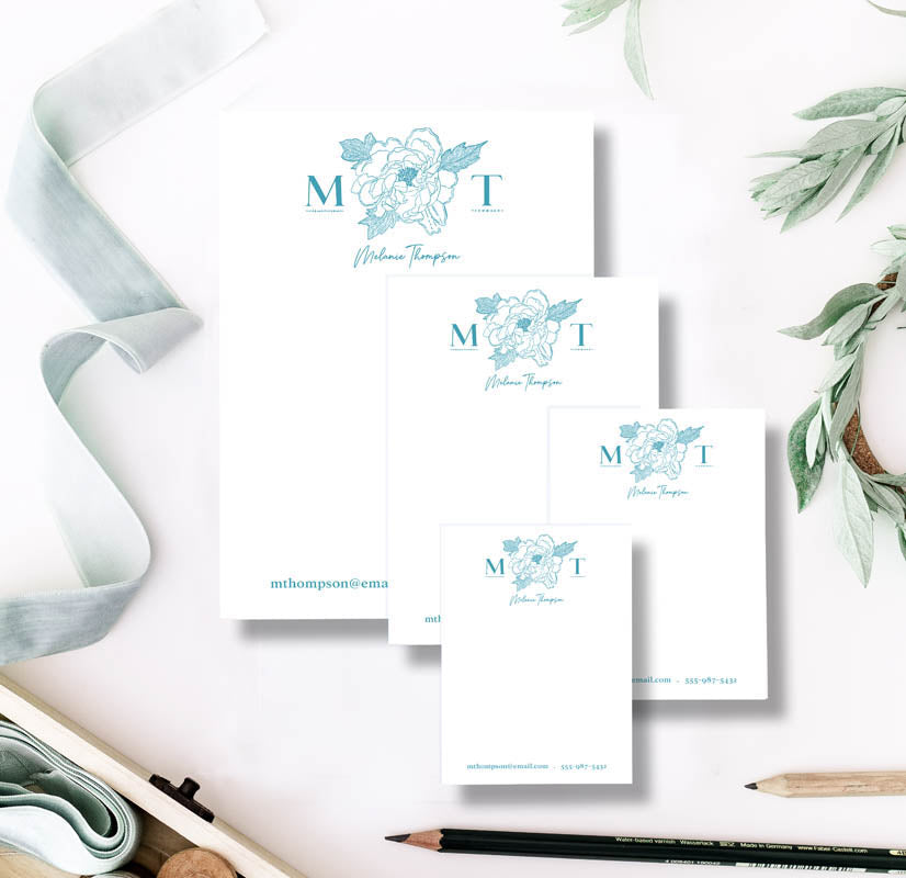 Birth Flower Notepad | Personalized Birth Month Floral Gift