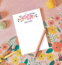 Blooming Flowers Notepad