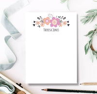 Blooming Flowers Notepad