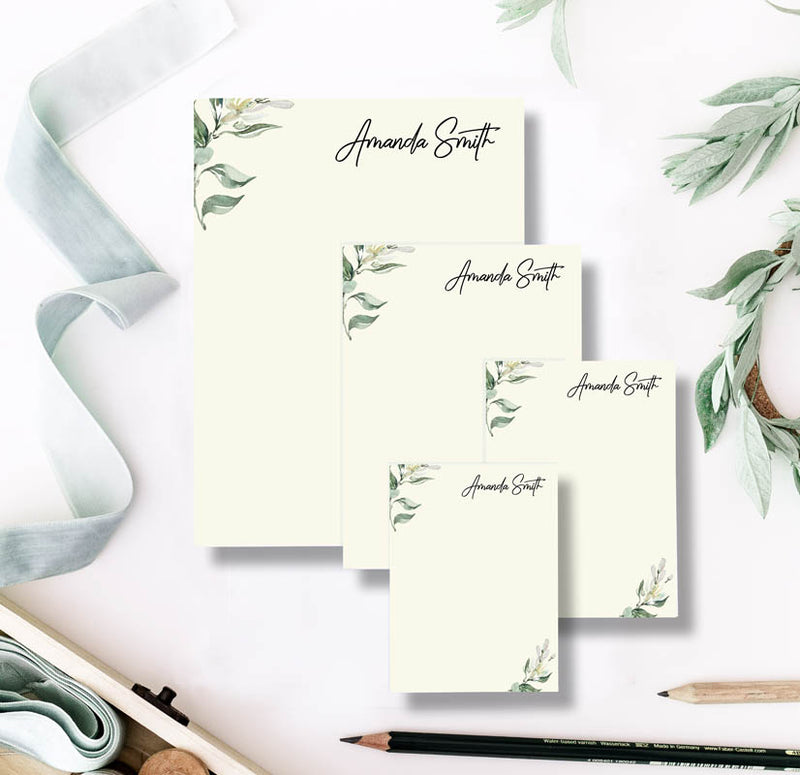 Blossom Leaves Note Pad Set