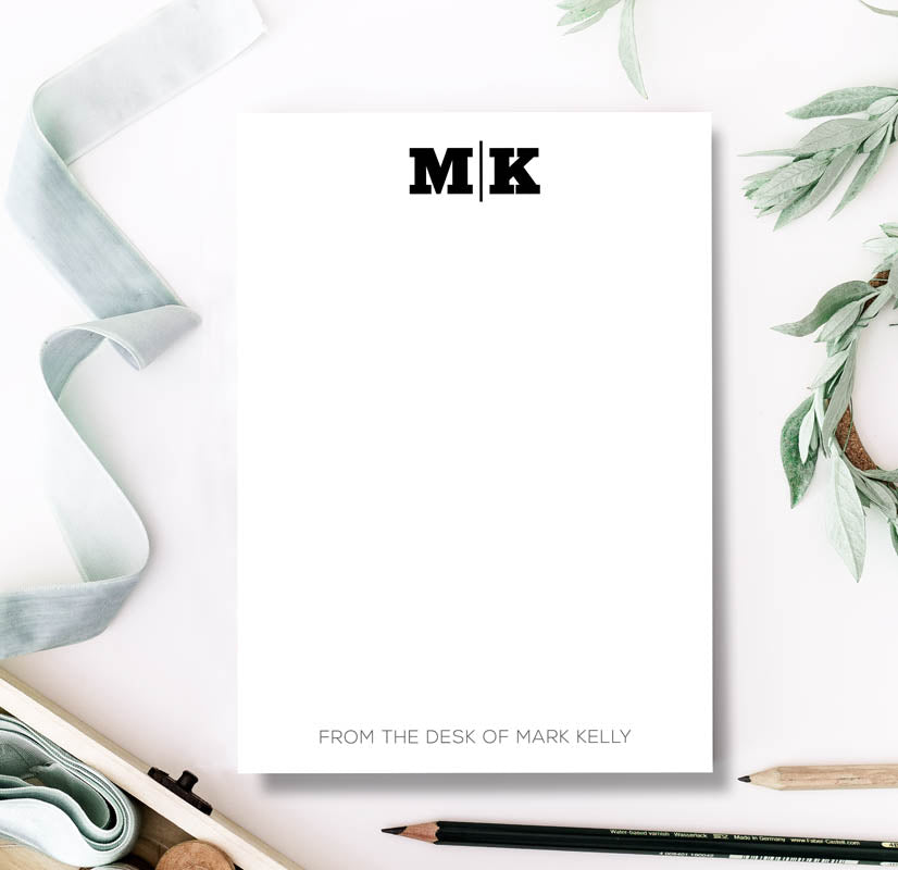 Bold Monogram Desk Pad