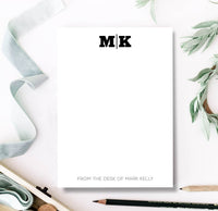 Bold Monogram Desk Pad