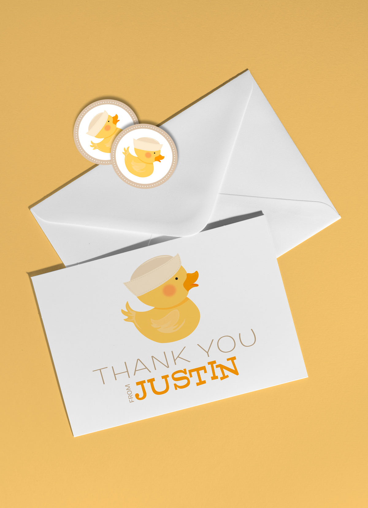 Rubber Ducky Note Card