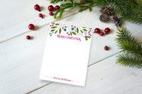 Bright Christmas Leaves Notepad
