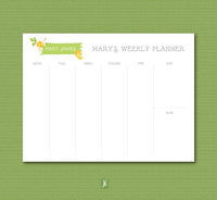 Bright Citrus Weekly Plan Note Pad