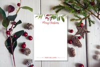 Christmas Merry Berries Notepad