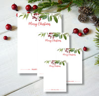 Christmas Merry Berries Notepad
