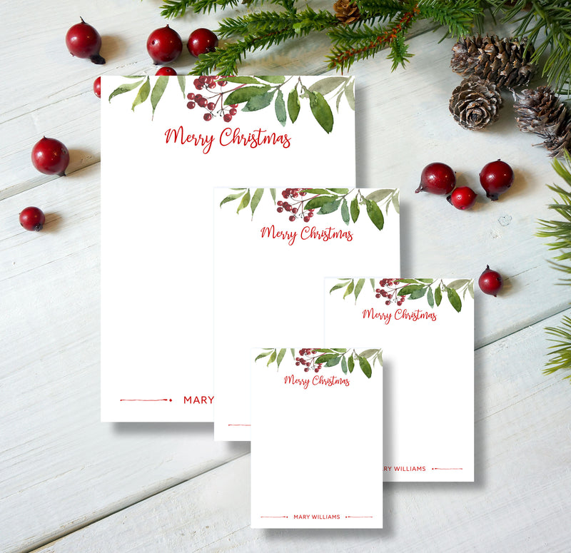 Christmas Merry Berries Notepad