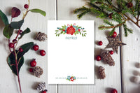 Christmas Primrose Notepad