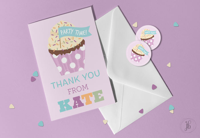 Cupcake Note Card