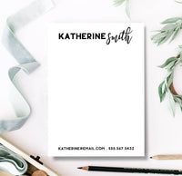 Bold Name Notepad