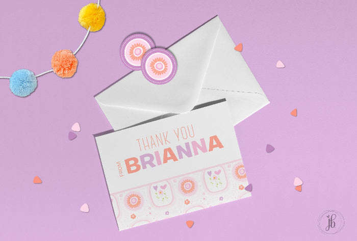 Just Pink Note Card