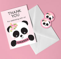 Cute Panda Note Card
