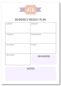 Desert Bloom Planner Note Pad