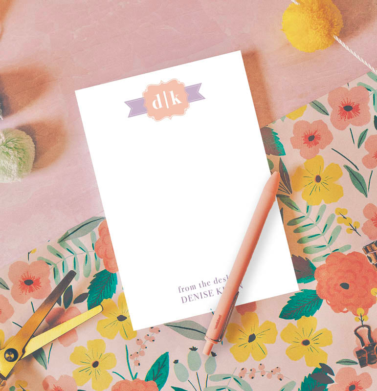 Desert Bloom Notepad