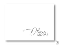 Elegant Script Note Card