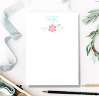 Fresh Flowers Notepad