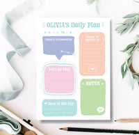 Custom Fun Daily Plan Note Pad