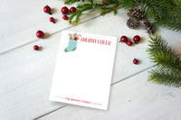 Holiday Cheer Stocking Notepad