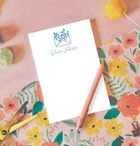 Leaves & Envelope Notepad