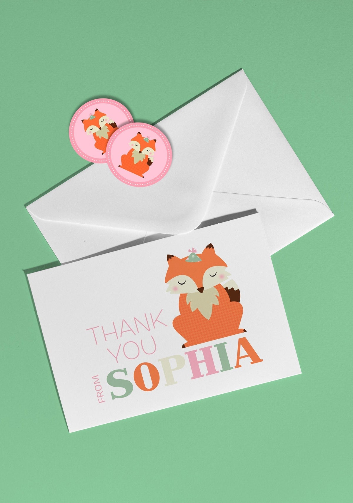 Little Fox Note Card