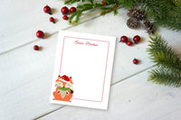 Little Holiday Fox Notepad