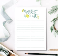 Market List Notepad