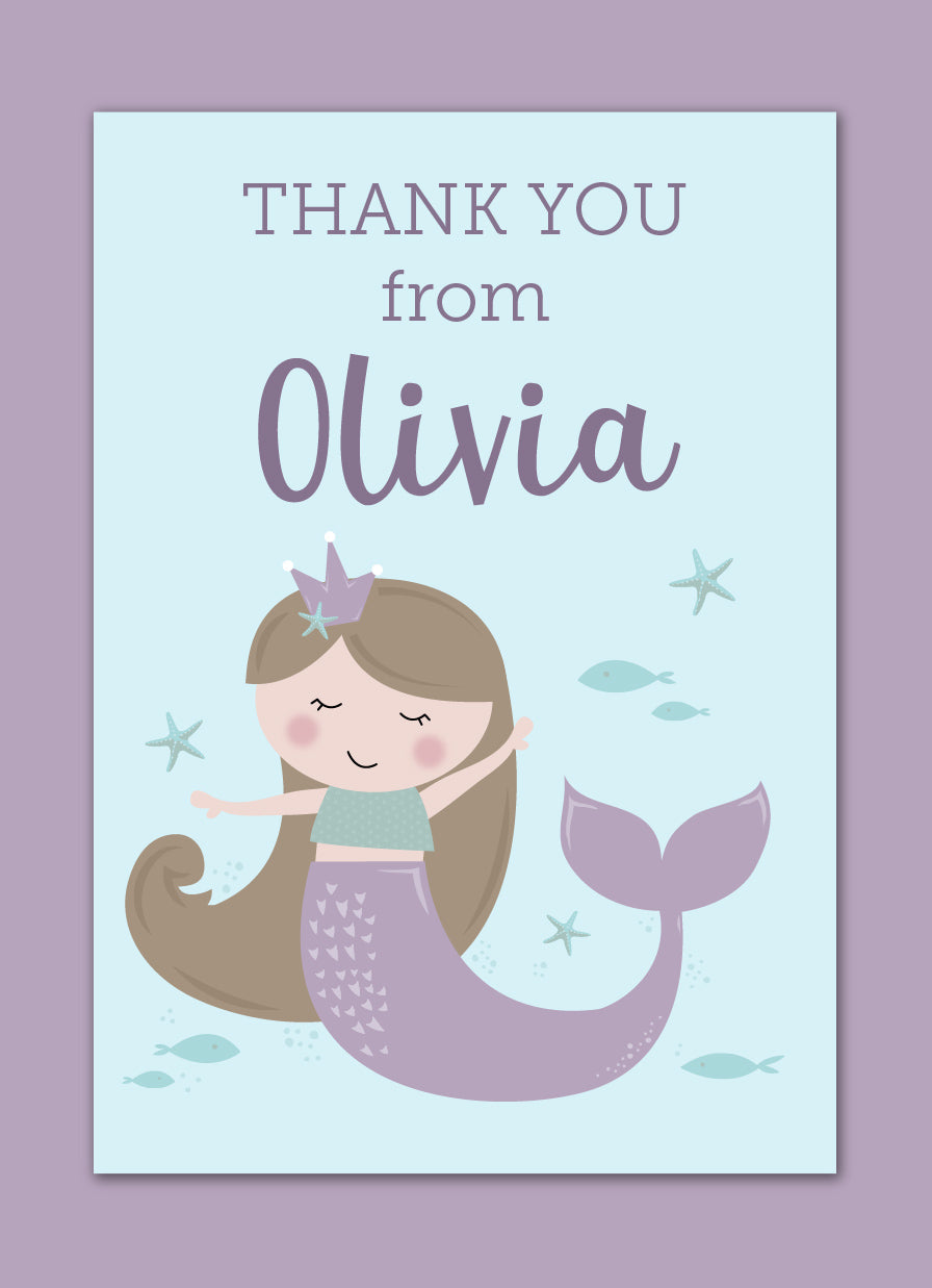 Mermaid Note Card