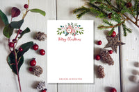 Christmas Bouquet Notepad