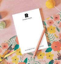 Monogram Shadow Notepad