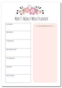 Morning Blooms Planner Note Pad