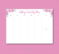 Mulberry Bay Weekly Plan Note Pad