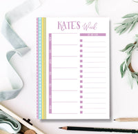 Multi Stripe Note Pad