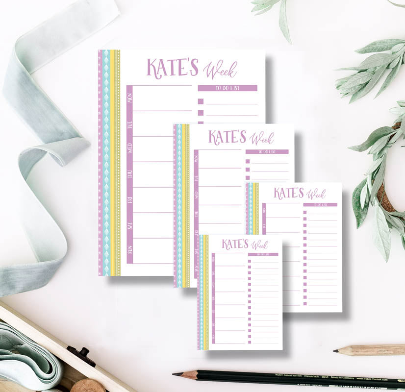 Multi Stripe Note Pad Set