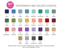 Ink Color Choices