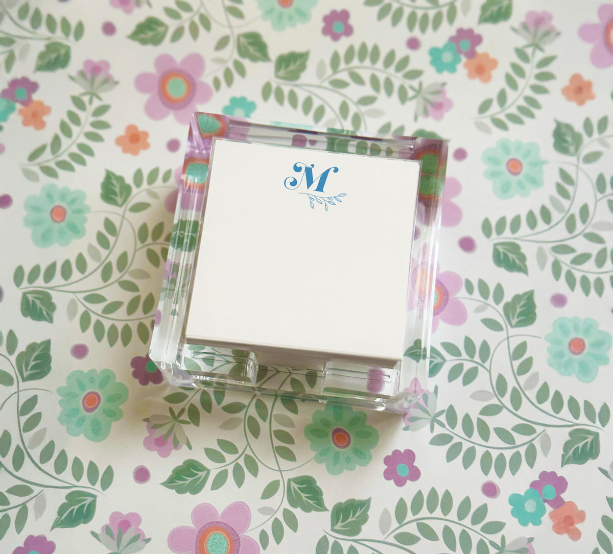 Personalized Acrylic Notepad Holder