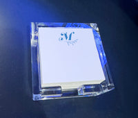 Personalized Acrylic Notepad Holder