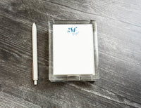 Personalized Acrylic Notepad Holder