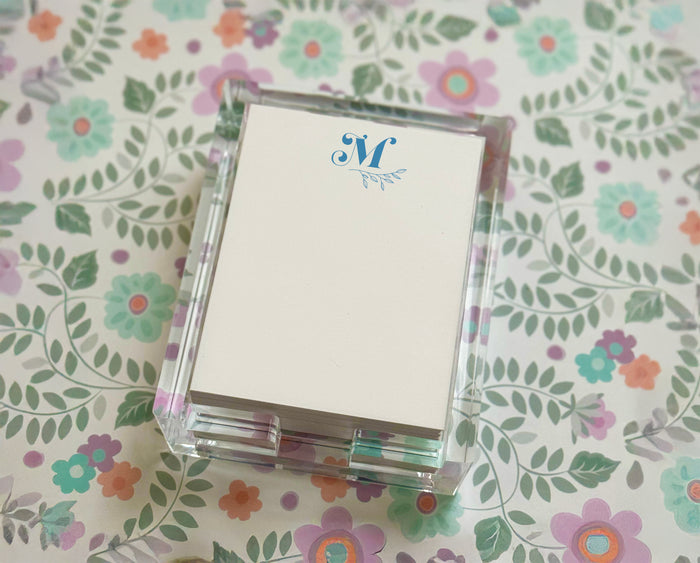 Personalized Acrylic Notepad Holder