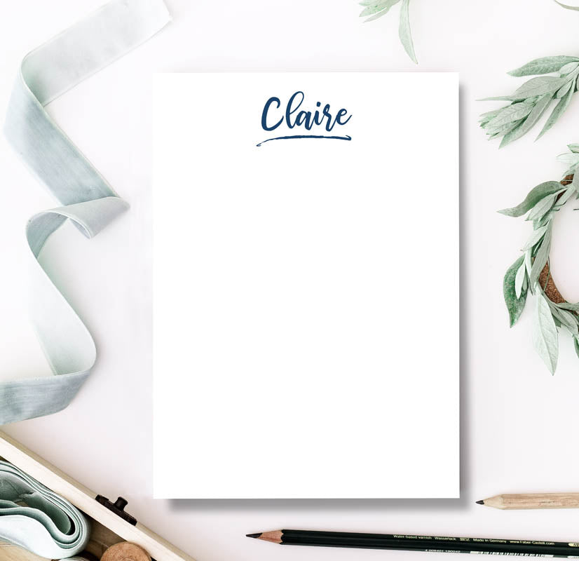 Name Flourish Notepad