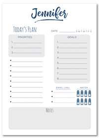 Name Swash Planner Note Pad