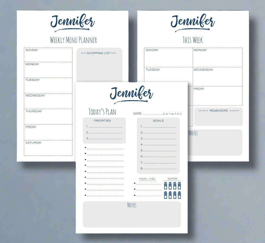 Name Swash Planner Note Pad