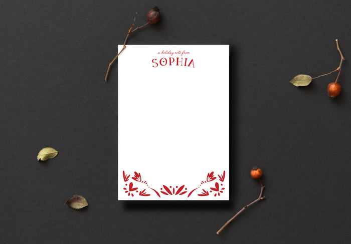 Nordic Note Holiday Notepad