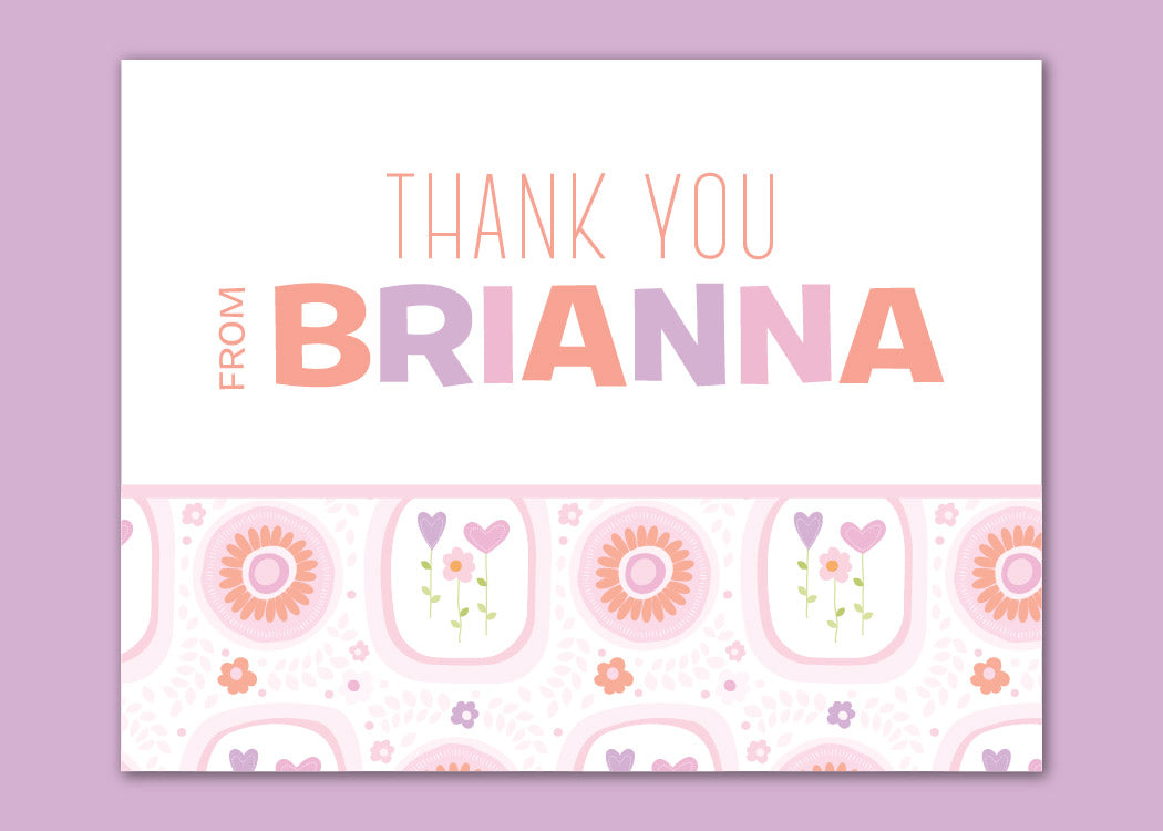Just Pink Note Card