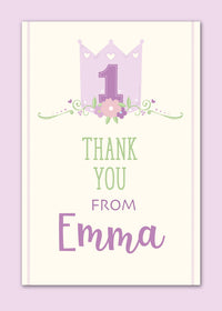 Princess Crown Note Card