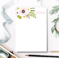 Pink Poppy Bouquet Note Pad