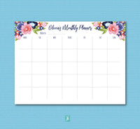 Primrose Lane Monthly Plan Note Pad